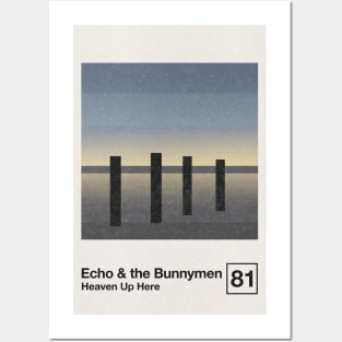 Echo & The Bunnymen / Minimalist Style Graphic Artwork Poster Design Posters and Art